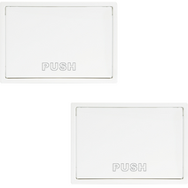 쓰레기통 투입구 소, 화이트, 2개