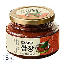 무화당 알룰로스 쌈장, 5개, 250g