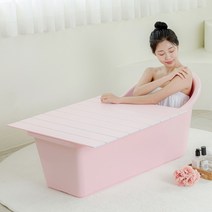 그린센스 이동식 웰빙 반신욕조 세트, 러블리 핑크, 1세트