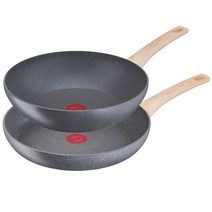 테팔 내츄럴포스 인덕션 프라이팬 2종 세트, 프라이팬 28cm + 볶음팬 28cm