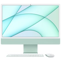 Apple 2021 아이맥 24, 그린, M1, Apple M1 8 core, SSD 512GB, 8GB, Retina 4.5K, Gigabit Ethernet, 기본형