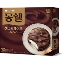 몽쉘 생크림케이크 카카오, 384g, 1개