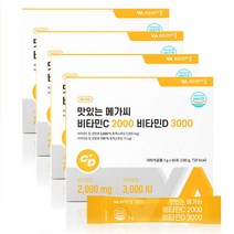 비타민마을맛있는메가씨비타민C2000비타민D3000 60p, 180g, 4개