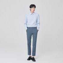 마인드브릿지 남성용 TR4WAY 스판 솔리드 사이드밴딩 크롭 테이퍼드 슬랙스 셋업 MUPT0101