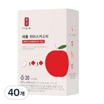 공차 애플히비스커스티, 20g, 20개입, 2개