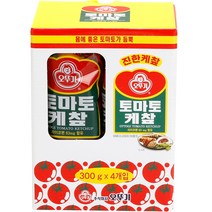 오뚜기 토마토 케찹, 300g, 4개