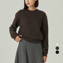 ELLE PARIS 부클 풀오버 니트