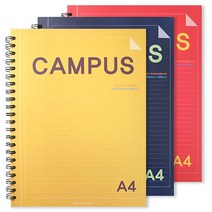 투영디자인 캠퍼스 A4 절취노트, 랜덤 발송, 3개입