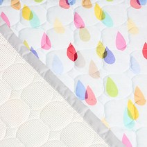 와이즈마마 풍기인견 논슬립 패드, 레인보우드롭