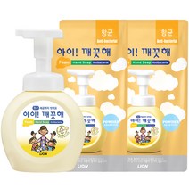 아이깨끗해 핸드워시 순 250ml + 200ml x 2p 세트, 1세트