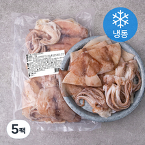 파지 손질 오징어 (냉동), 1kg, 5팩