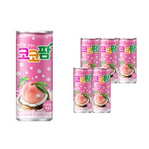 해태htb 코코팜 피치핑크 복숭아, 6개, 240ml