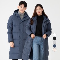 캐럿 남여공용 롱패딩 밴치 코트