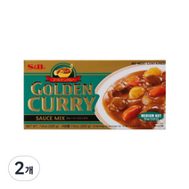 에스앤비 골든카레 중간맛, 220g, 2개