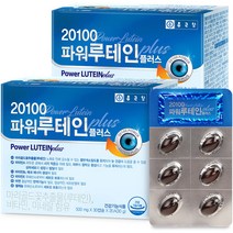 종근당 20100 파워 루테인 플러스, 2박스, 30g