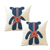 패턴 베어 쿠션커버