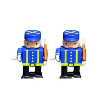 한스 꼬마병정 태엽인형 기타 피규어/미니어처, 블루, 2개