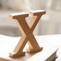 아리코 나무장식 X 3입, 우드, 1개