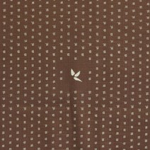 전통문의 프린트 원단, 브라운 1, 1개