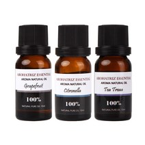 아로하트리즈 에센셜오일 그레이프 프룻 + 시트로 렐라 + 티트리, 10ml, 1세트