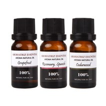 아로하트리즈 에센셜오일 그레이프 프룻 + 로즈마리 + 시더우드, 10ml, 1세트