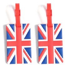 트래블큐브 티큐브 여행가방 플래그 네임택 2개