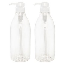 병도매닷컴 DP750 용기 + 디스펜서, 용기(투명), 캡(흰색), 2개
