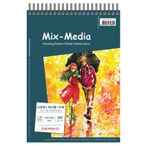 세르지오 믹스미디어 스케치북, B5, 20매