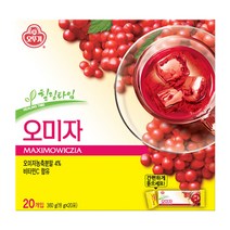 오뚜기 오미자차, 18g, 20개입
