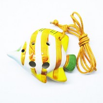 플레이네이쳐 수족관시리즈(도자기)오카리나, 1개, 엔젤피쉬