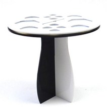 Declock CX 라운드 브러쉬 드라이 랙, 블랙화이트, 1개, 1개