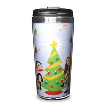 폴프랭크 윈터 스텐 텀블러, 별빛트리, 450ml, 1개