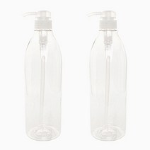 병도매닷컴 투명 디스펜서 투명캡 DP 1000, 2개입