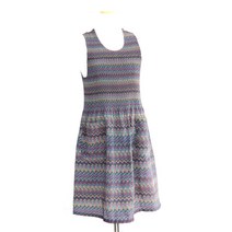 necco 빈티지 주름 원피스 앞치마, 퍼플, 1개