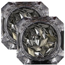 이코디 다이아 8mm 네일스톤, 실버, 2개입