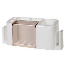 리버그린 다용도 칫솔걸이, 화이트, 1개