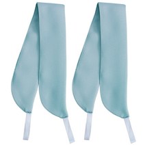 더자리 암막 커튼끈, 스카이블루, 2개입