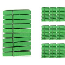 유니아트 1000 칼라 나무집게 특대 (7.2cm) 10p, 초록, 10개입
