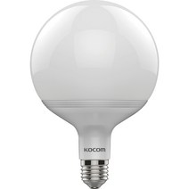 코콤 LED 볼램프 10W 95x145mm, 전구색, 1개