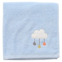 달퐁 구름 바스타월, Blue, 1개