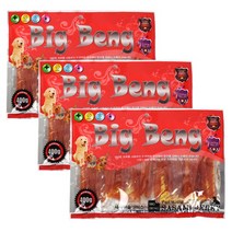 빅뱅 건식 강아지 간식, 사사미슬라이스, 3개