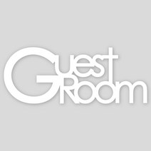 디자인신드롬 Guest room 문패/도어사인, 화이트