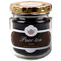 아름드레 유리병 보이차, 40g, 1개, 1개