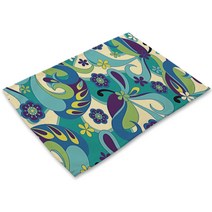 랜덤 패턴 테이블 매트, I, 42 x 32 cm