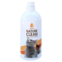 자연싹 고양이 천연 안심살균탈취제 리필용, 1L, 1개