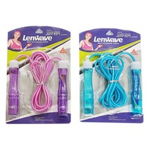 런웨이브 LW-5140 줄넘기 2p, 핑크, 스카이, 2개