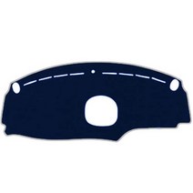 블루코드 벨벳 자동차 대쉬보드 커버 + 더스트백 현대, 현대 스타렉스 (구형), 미드나잇 블루 + 화이트