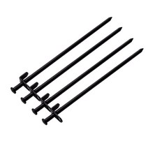 앤트 스틸 단조 텐트팩 40cm, 블랙, 4개입