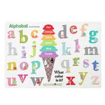 맘스보드 문자자석놀이 알파벳소문자 자석퍼즐, 1개, 소문자 26피스 + 퍼즐 7피스, 33피스