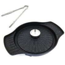 코코렉스 갤럭시 직화 안전 날개구이팬 + 마늘종지 + 악어 스텐집게, 지름 31cm, 1세트